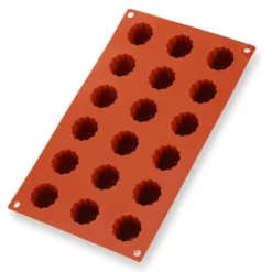 Alice Delice Moules Individuels^Moule en silicone 18 mini cannelés - Alice Délice