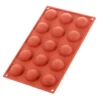 Alice Delice Moules Individuels^Moule en silicone 15 mini demi-sphères - Alice Délice