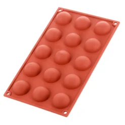 Alice Delice Moules Individuels^Moule en silicone 15 mini demi-sphères - Alice Délice