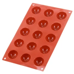 Alice Delice Moules Individuels^Moule en silicone 15 mini demi-sphères - Alice Délice