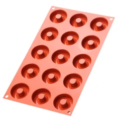 Alice Delice Moules Individuels^Moule en silicone 15 mini donuts - Alice Délice