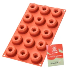 Alice Delice Moules Individuels^Moule en silicone 15 mini donuts - Alice Délice
