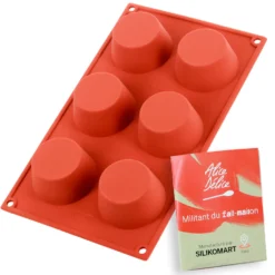 Alice Delice Moules Individuels^Moule en silicone 6 muffins - Alice Délice