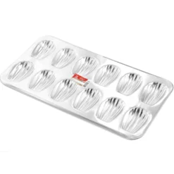 Alice Delice Moules Individuels^Moule 12 madeleines en fer blanc 40 cm - Alice Délice