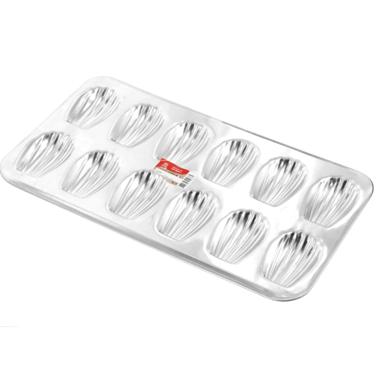 Alice Delice Moules Individuels^Moule 12 madeleines en fer blanc 40 cm - Alice Délice