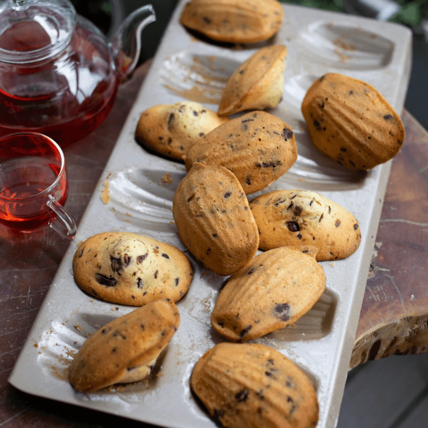 Alice Delice Moules Individuels^Moule 12 madeleines en fer blanc 40 cm - Alice Délice