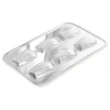Alice Delice Moules Individuels^Moule 6 madeleines XL en fer blanc 39.5 cm - Alice Délice