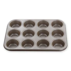 Alice Delice Moules Individuels^Moule 12 muffins en métal anti adhérent - Alice Délice