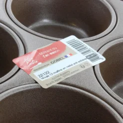 Alice Delice Moules Individuels^Moule 12 muffins en métal anti adhérent - Alice Délice