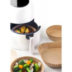 Alice Delice Papier, Film Alimentaire|Accessoires De Cuisson^50 moules en papier pour airfryer carrés 20 cm - Ibili
