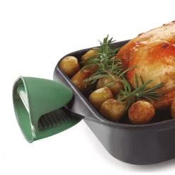 Ibili Cuisson Au Four|Plats À Four^Moule silicone carré pour Airfryer + éplucheur offert