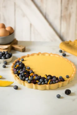 Decora Moules À Tarte^Moule à tarte avec fond amovible en métal anti adhésif 30 cm