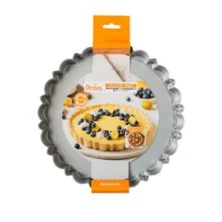 Decora Moules À Tarte^Moule à tarte avec fond amovible en métal anti adhésif 25 cm