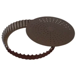 Alice Delice Moules À Tarte^Moule à tarte avec fond mobile anti adhérent 30 cm - Alice