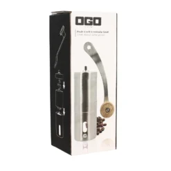 Ogo Living Café^Moulin à café manuel en inox Isaak 13,5 cm -