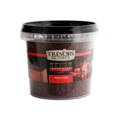 Trésors de Chefs Décors De Pâtisserie|Décors Comestibles^Paillettes de chocolat à parsemer 250 gr -
