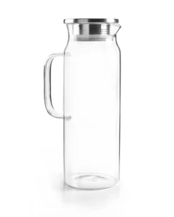 Ibili Service Pour Boisson|Service^Pichet en verre 1.5L avec bouchon filtre inox -