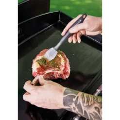De Buyer Ustensiles De Cuisine^Pinceau en silicone noir et transparent 25 cm -