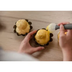 De Buyer Ustensiles De Cuisine^Pinceau en silicone noir et transparent 25 cm -