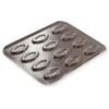 Alice Delice Moules Individuels^Plaque 12 barquettes en métal anti adhérent 32 x 23.5 cm -