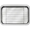 Lacor Cuisson Au Four|Plats À Four^Plat à dresser en inox avec grille 26.5x20.5x2.5 cm-