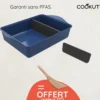 Cookut Cuisson Au Four|Plats À Four^Plat à four Myrtille avec 2 séparateurs + spatule offerte