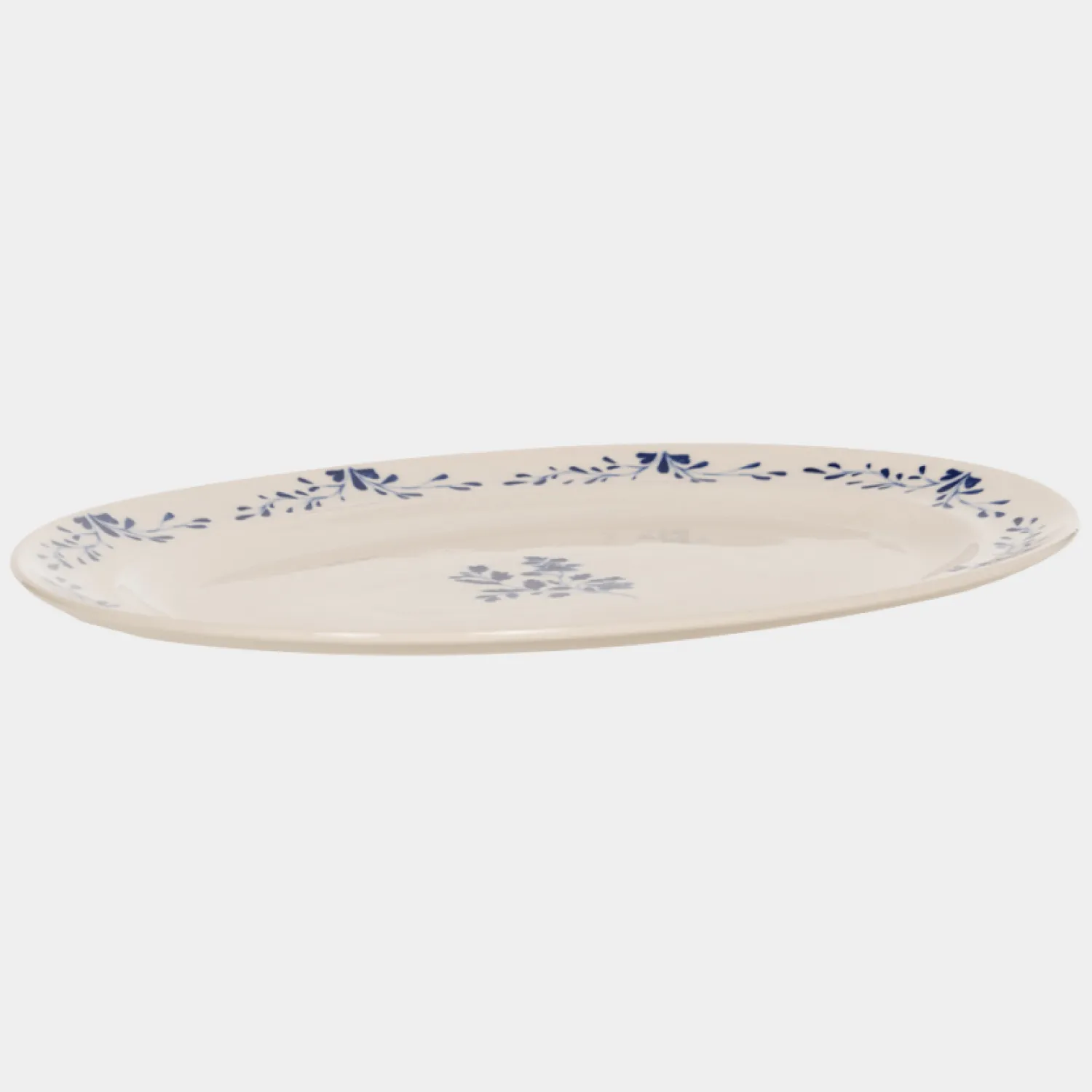 Table passion Vaisselle|Service^Plat oval 42x30cm Appoline bleue -