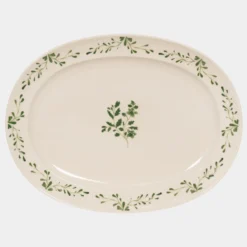 Table passion Vaisselle|Service^Plat oval 42x30cm Appoline vert -