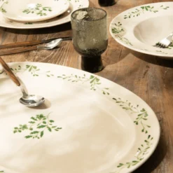 Table passion Vaisselle|Service^Plat oval 42x30cm Appoline vert -
