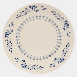 Table passion Service|Vaisselle^Plat rond 32cm Appoline bleue -