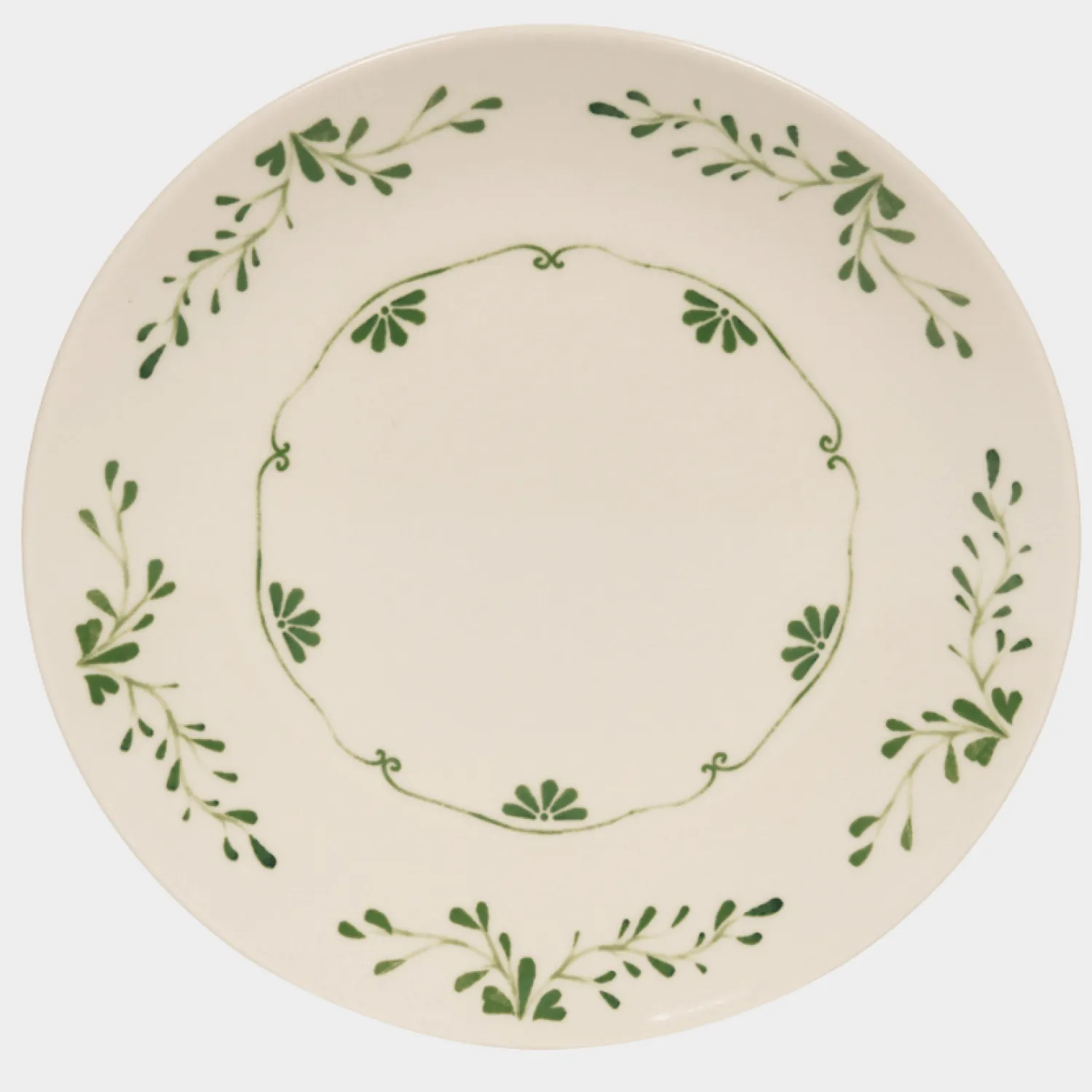 Table passion Vaisselle|Service^Plat rond 32cm Appoline vert -