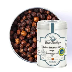 Terre Exotique Epicerie|Poivres & Baies^Poivre rouge de Kampot 50 gr -