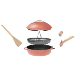 Cookut Cuisson Sur Plaque|Poêles^Poêle 8 en 1 La Fabuleuse 28 cm Pivoine sans PFAS -