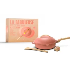Cookut Cuisson Sur Plaque|Poêles^Poêle 8 en 1 La Fabuleuse 28 cm Pivoine sans PFAS -