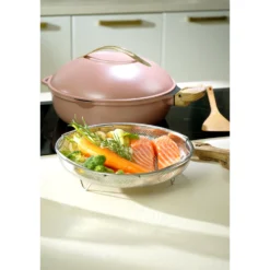 Cookut Cuisson Sur Plaque|Poêles^Poêle 8 en 1 La Fabuleuse 28 cm Pivoine sans PFAS -