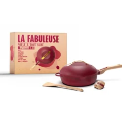 Alice Delice Cuisson Sur Plaque|Poêles^Poêle 8 en 1 La Fabuleuse 28 cm Rubis sans PFAS - Cookut