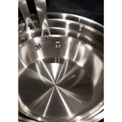 Menastyl Cuisson Sur Plaque|Poêles^Poêle inox sans PFAS Triply 20 cm -