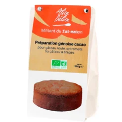 Alice Delice Préparations Pour Gâteaux^Préparation génoise cacao bio 250 gr - Alice Délice