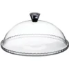 Pasabahce Support, Transport^Présentoir à gâteau avec cloche en verre 32 cm -