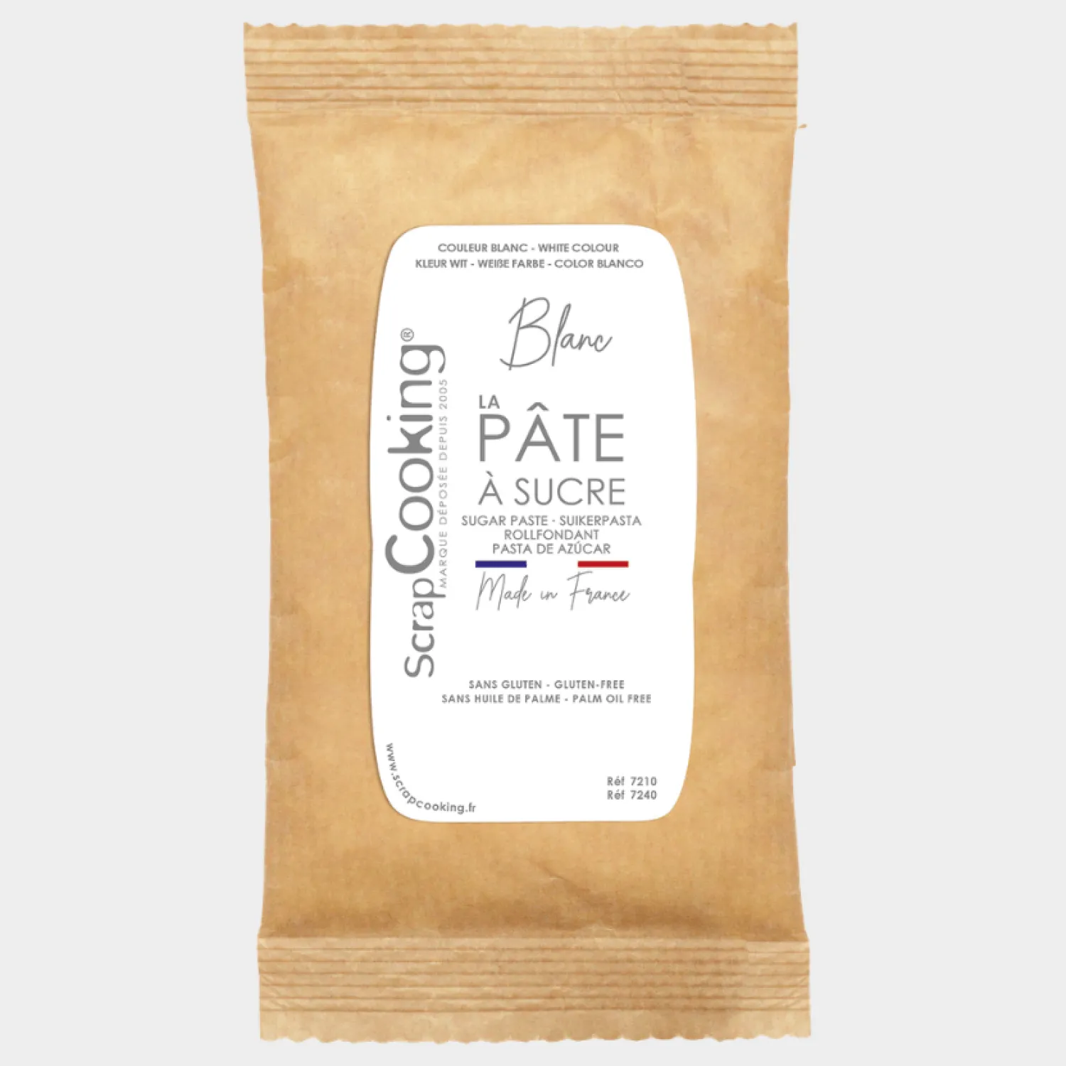 Scrapcooking Pâte À Sucre Et Pâte D'Amande^Pâte à sucre blanche 1 kg -