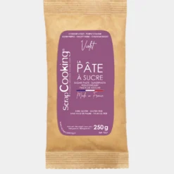 Scrapcooking Pâte À Sucre Et Pâte D'Amande^Pâte à sucre violet 250 gr -