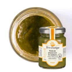 Terre Exotique Epicerie|Epices Et Aromates^Purée de piment vert au combava 100 g -