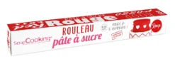Scrapcooking Pâte À Sucre Et Pâte D'Amande^Rouleau de pâte à sucre rouge 36 cm 430 gr -