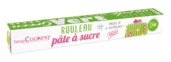 Scrapcooking Pâte À Sucre Et Pâte D'Amande^Rouleau de pâte à sucre vert 36 cm 430 gr -