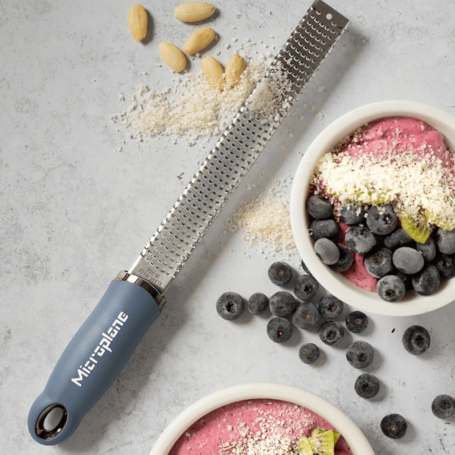 Microplane Ustensiles De Cuisine^Râpe zesteur premium bleu denim -