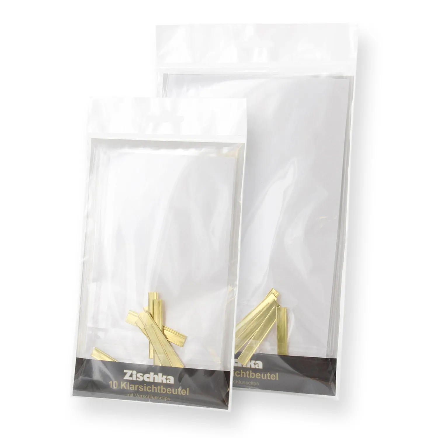 Alice Delice Support, Transport^10 sachets confiseur transparent avec clips 14.5 x 23.5 cm