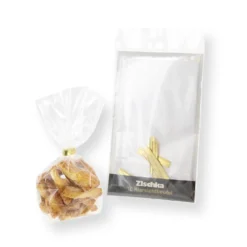 Alice Delice Support, Transport^10 sachets confiseur transparent avec clips 11.5 x 19 cm -