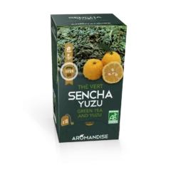 Aromandise Thés Et Infusions^18 sachets de thé vert Sencha et Yuzu 2 gr -
