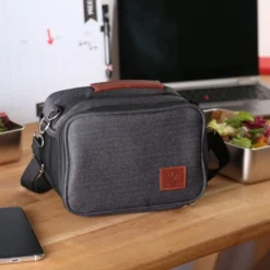 Alice Delice Repas Nomade^Sac isotherme 4.3l noir en toile - Umami