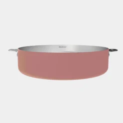Cookut Cuisson Sur Plaque|Sauteuses^Sauteuse amovible inox La Merveilleuse 28cm guimauve-